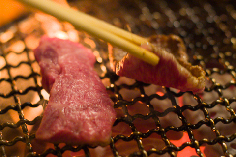 温泉露天風呂と美味しい焼肉ディナー