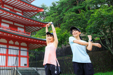 旅先の街を駆け抜ける早朝ＲＵＮ、気分爽快！